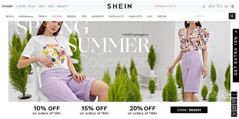 official shein website.